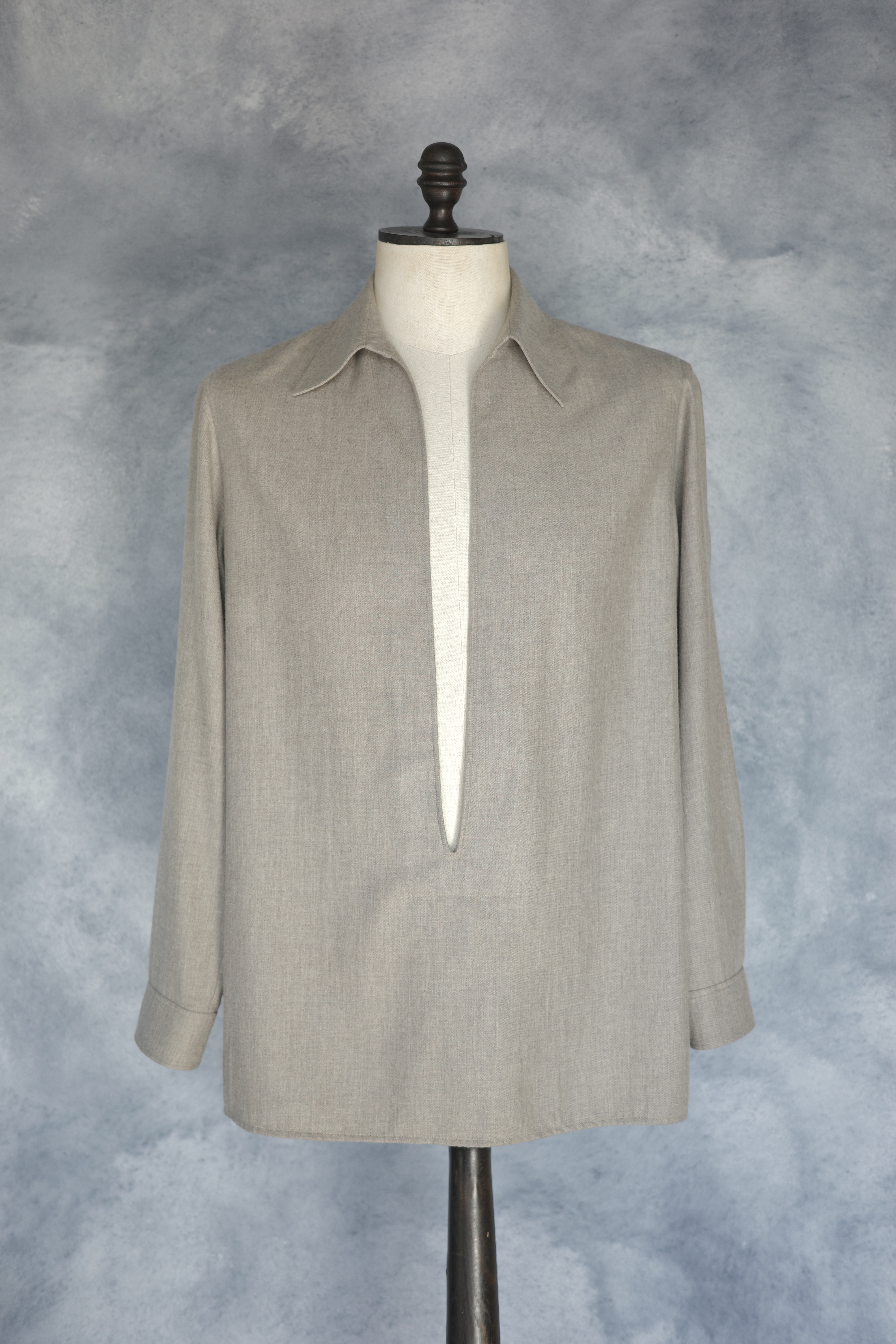 HERMÈS by Martin Margiela カシミヤ ヴァルーズシャツ 42