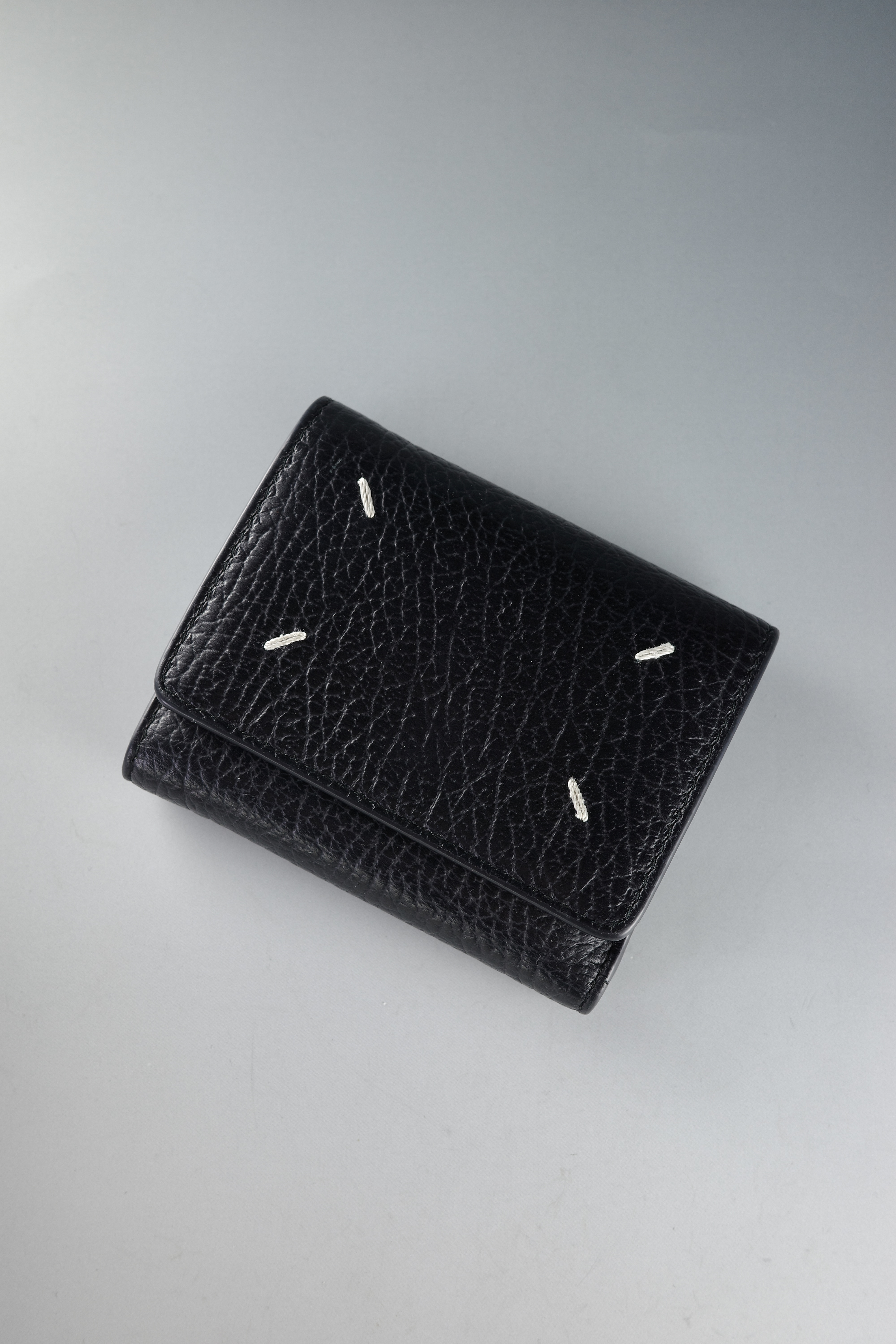 Maison Margiela グレインレザースリーフォールドウォレット