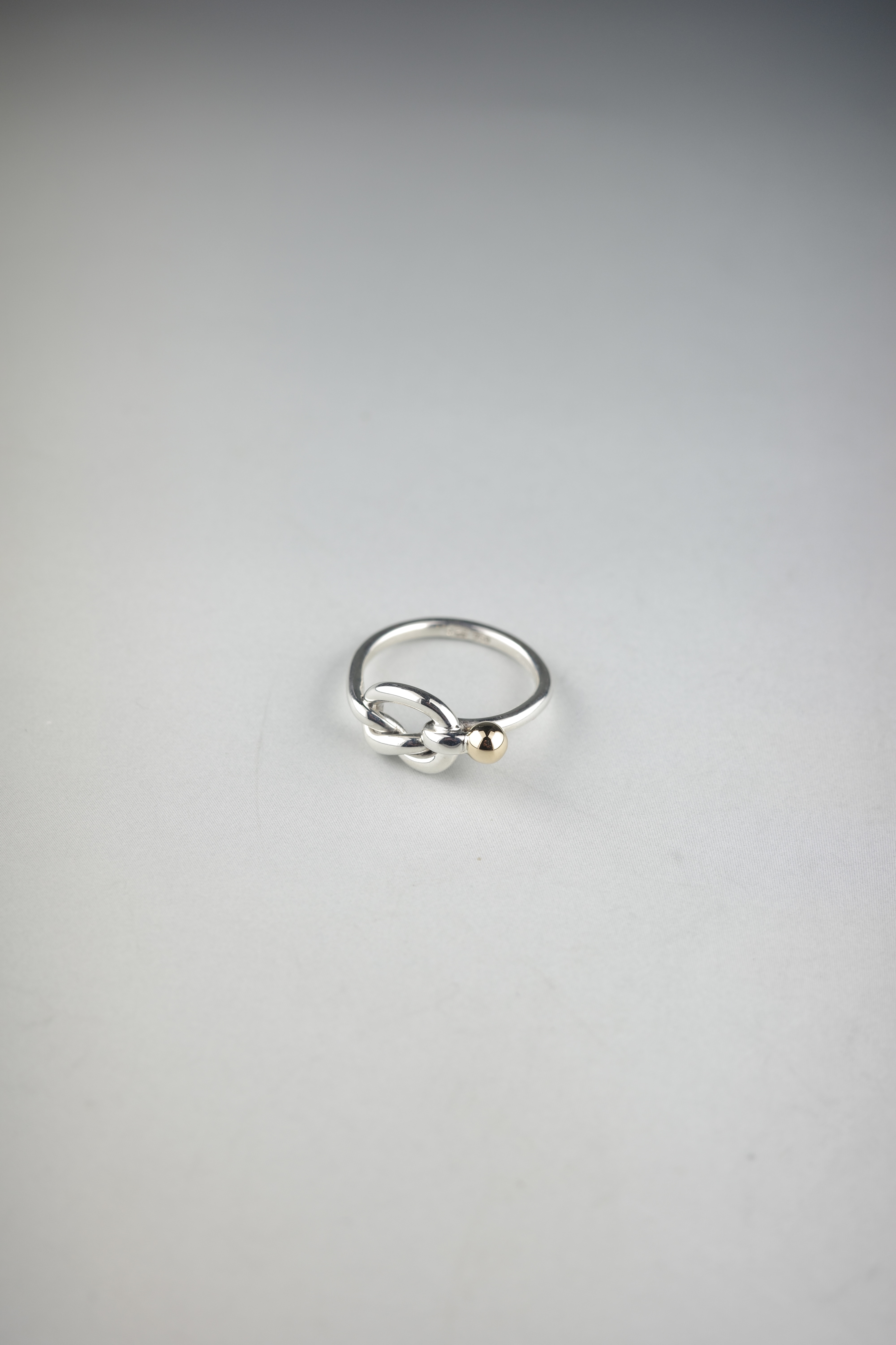 VINTAGE Tiffany&Co ラブノット リング 12号