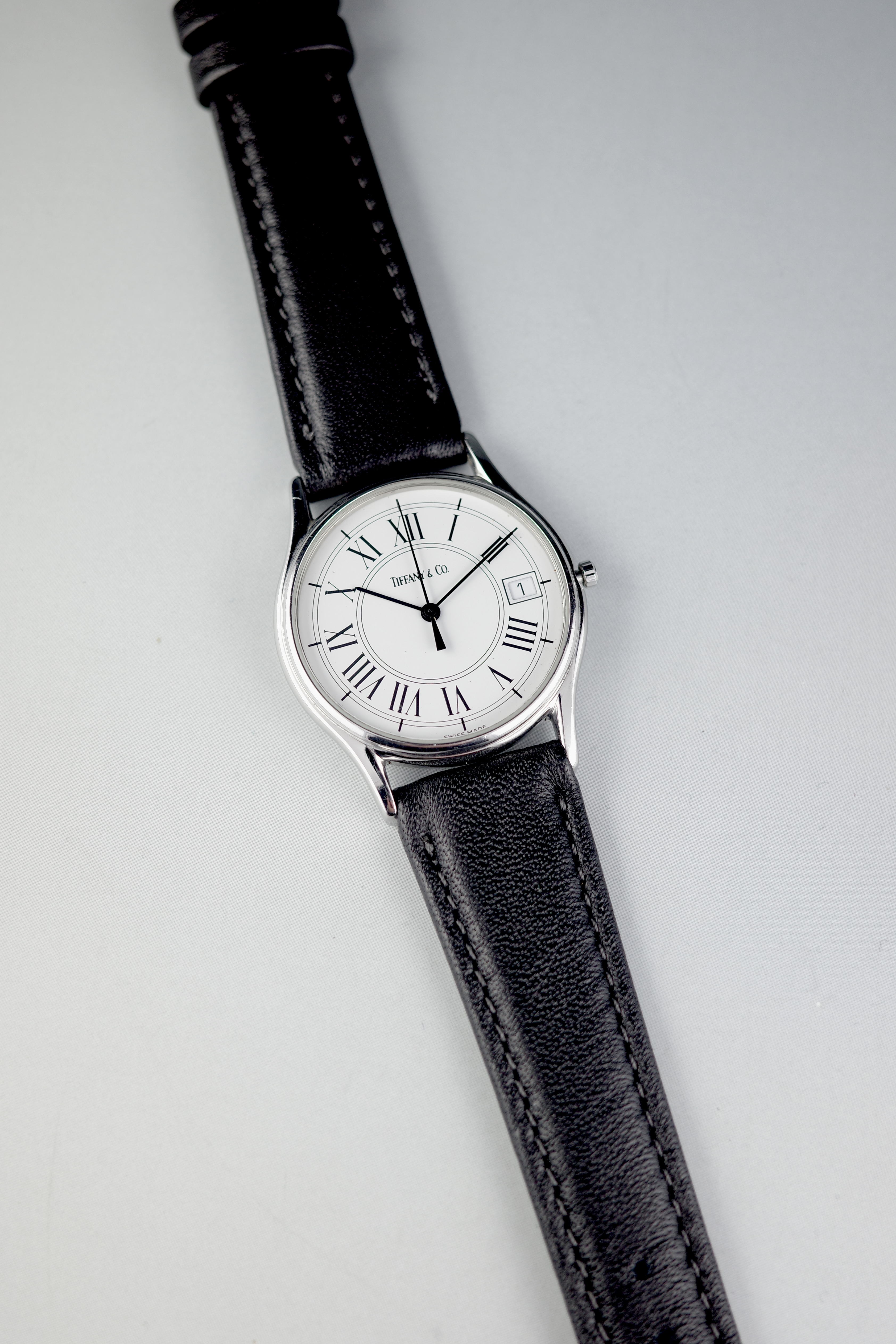 VINTAGE Tiffany&Co クラシック ローマン ラウンド ヴィンテージウォッチ