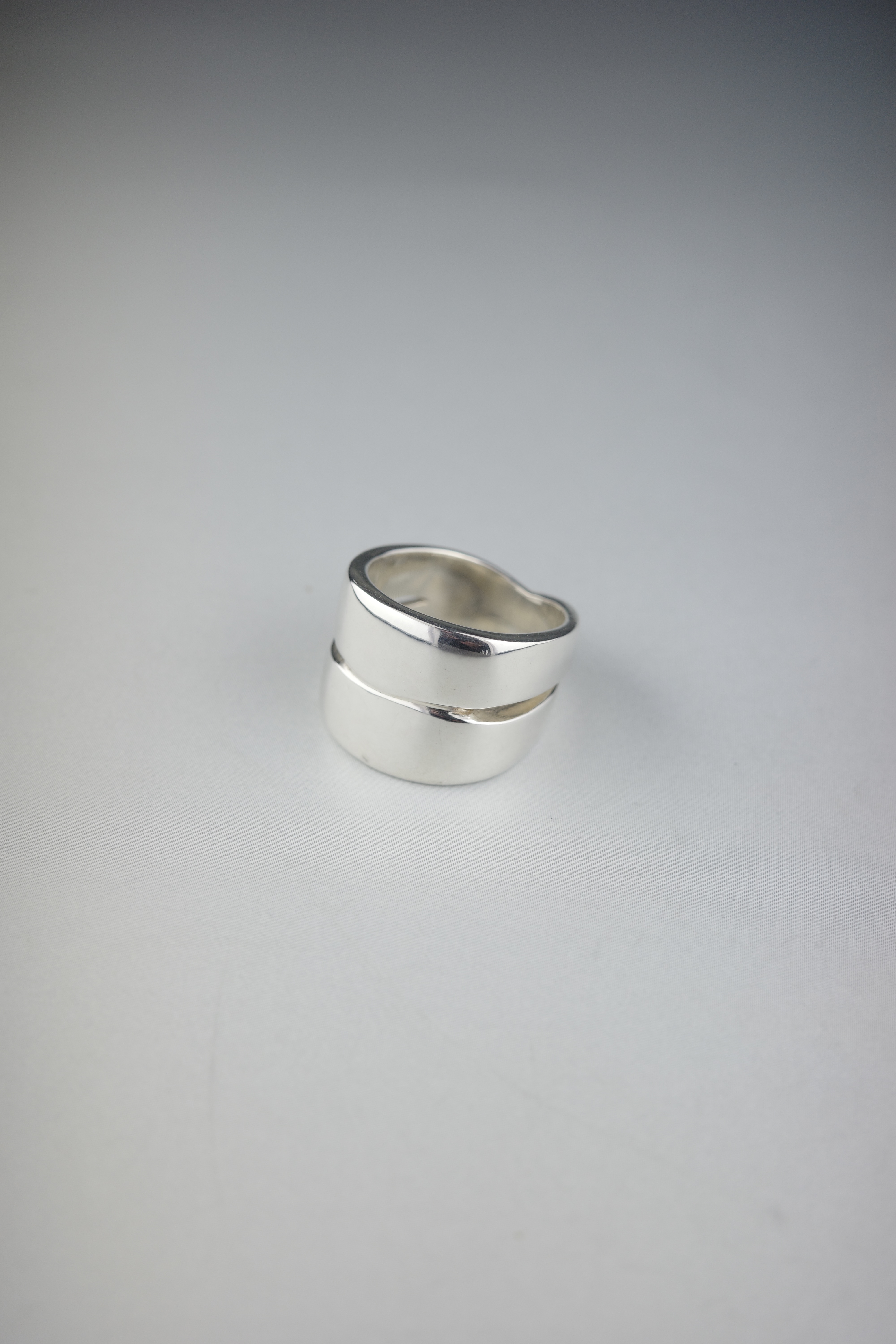 VINTAGE HERMÈS ダブルワイド リング 12号