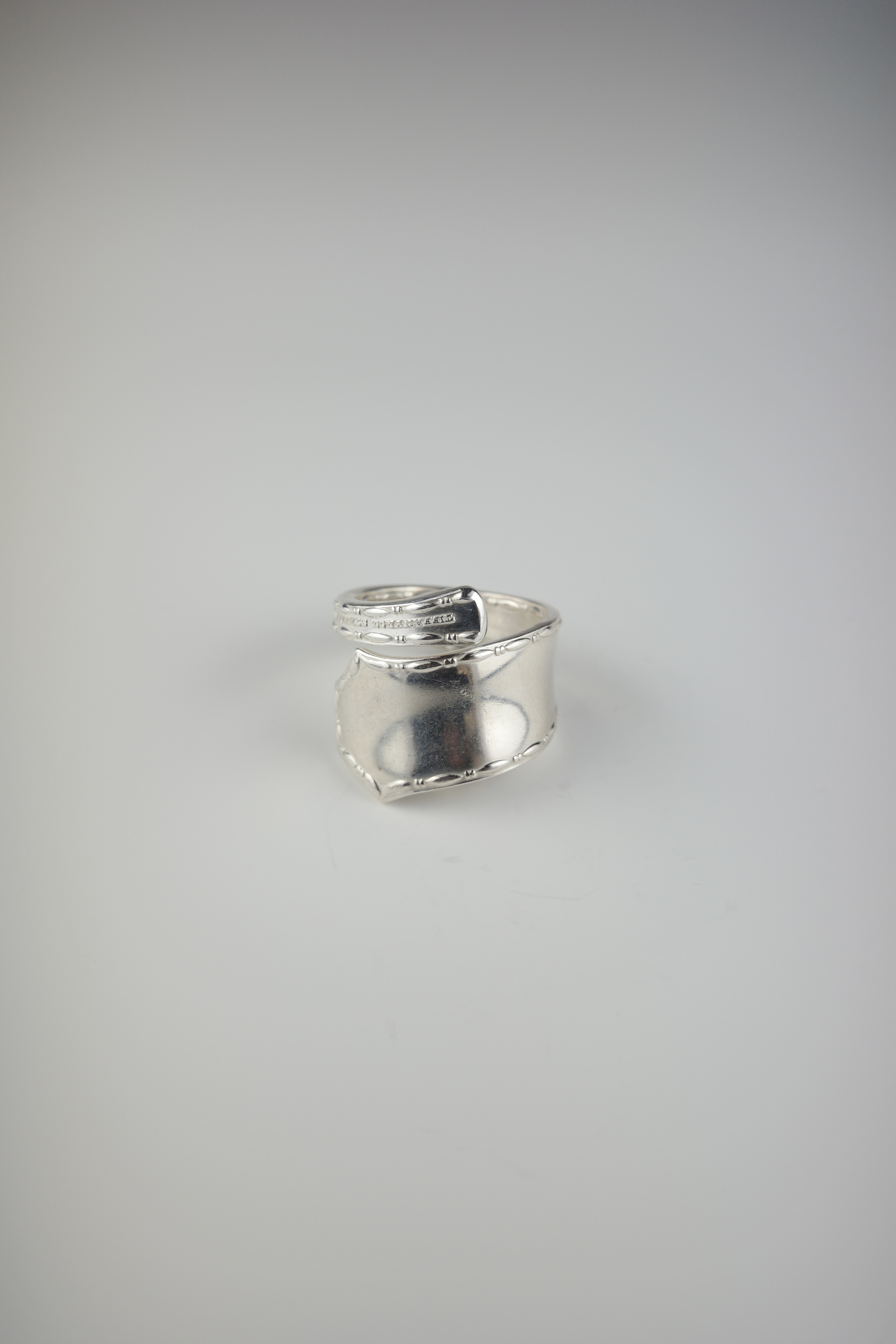 Tiffany&Co. アンティークカトラリー ツイスト スプーンリング 13号