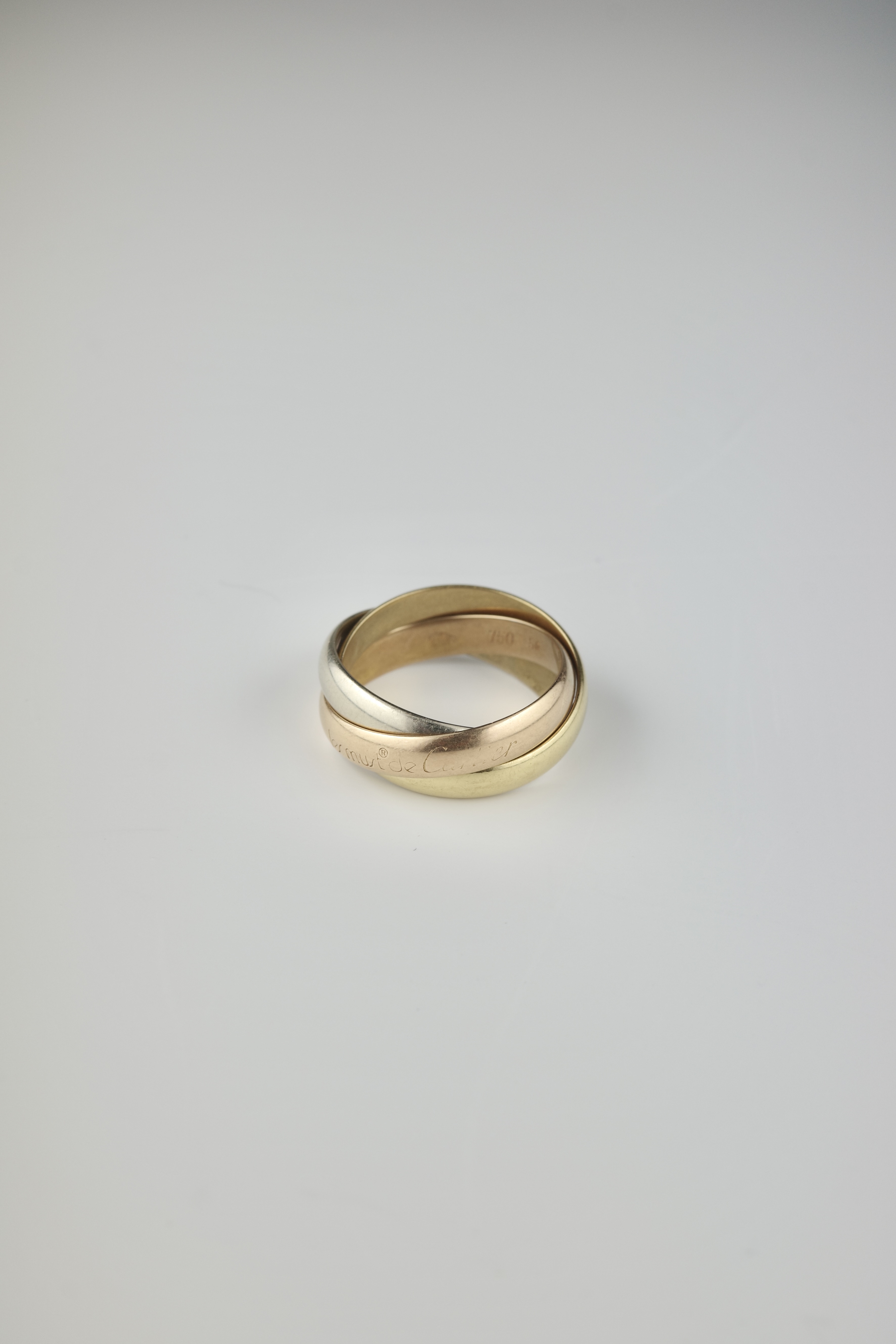 VINTAGE Cartier トリニティリング MM 10号