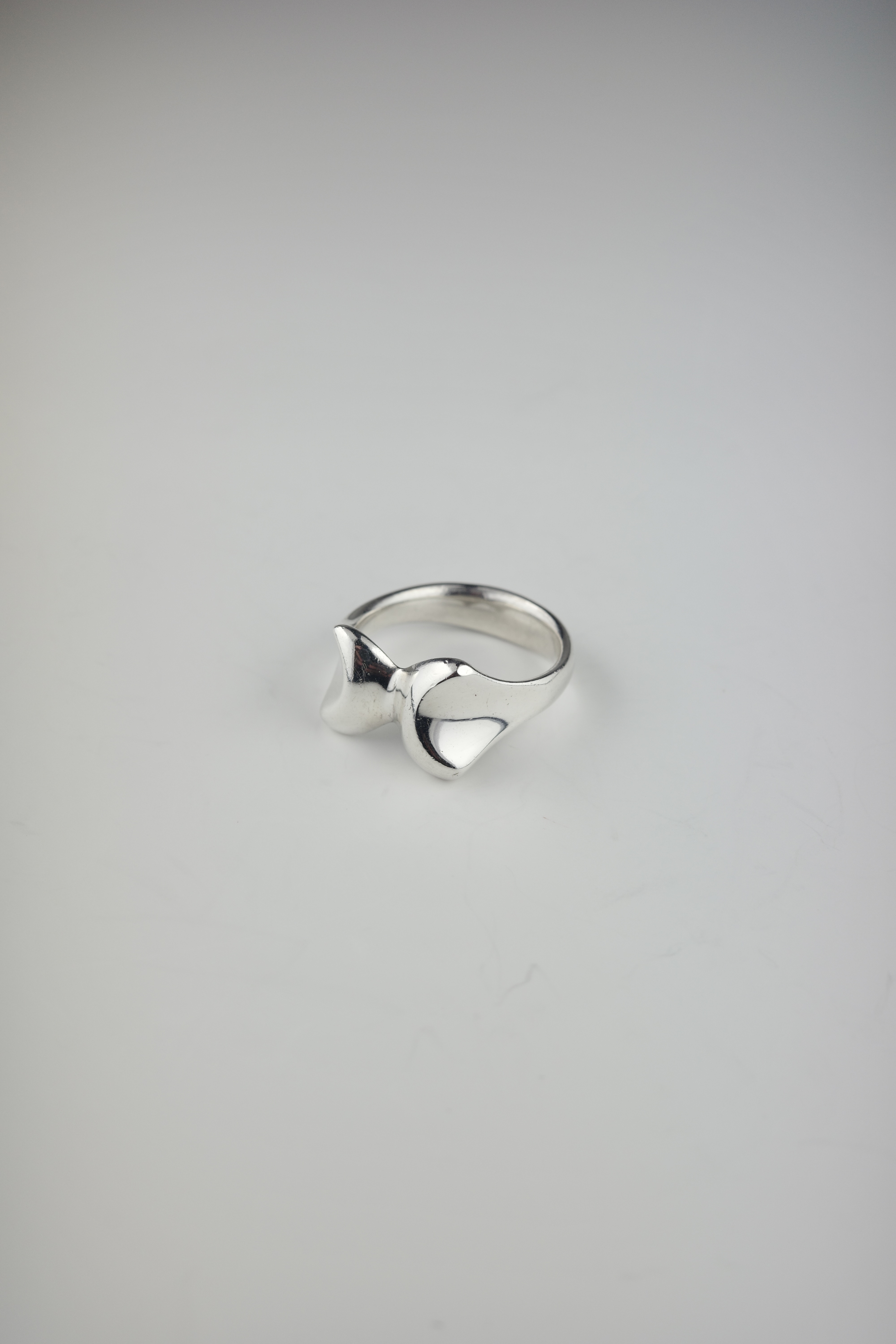 VINTAGE Tiffany&Co. バタフライリボンリング 12.5号