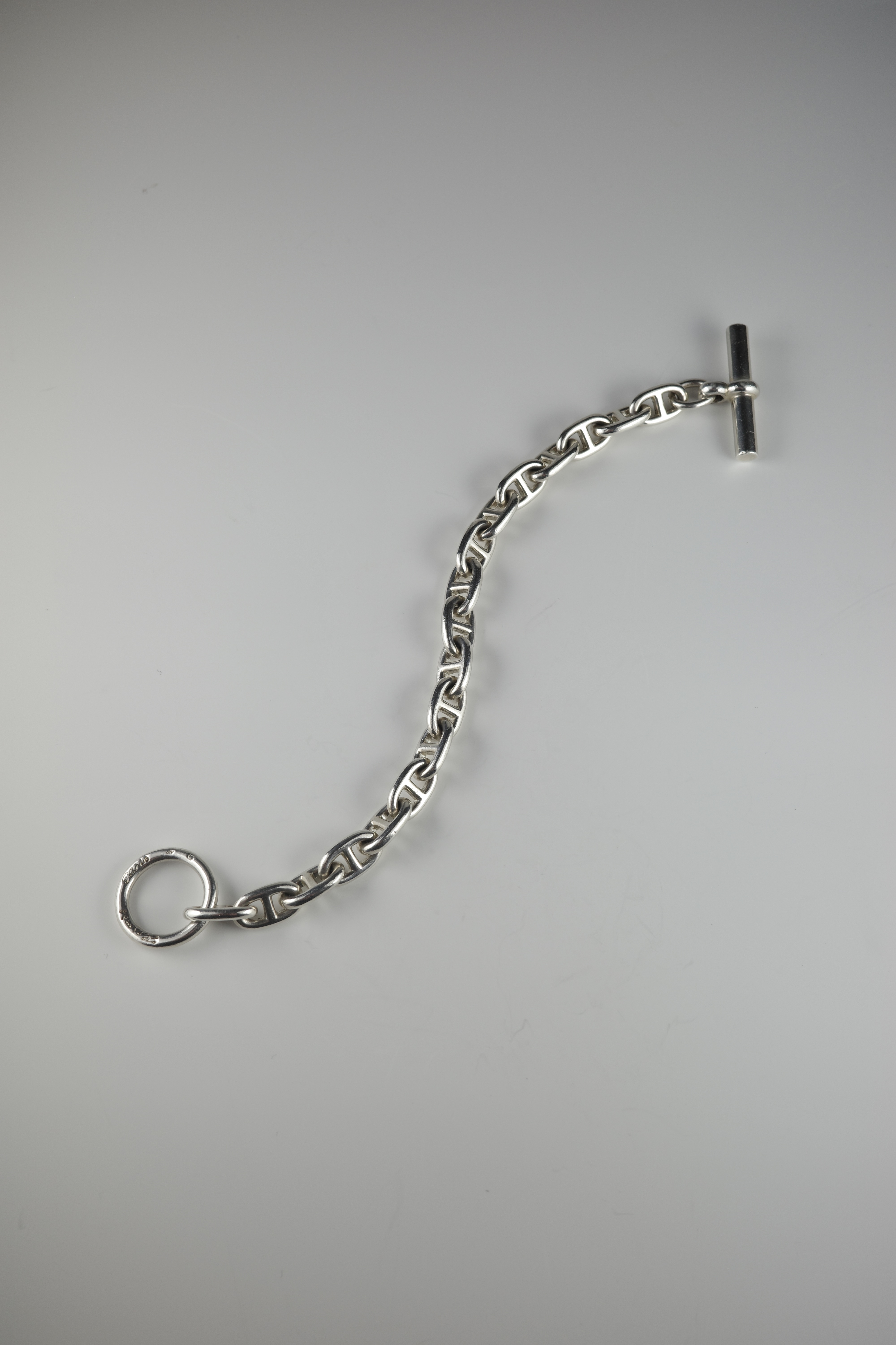 【レア】HERMES シェーヌダンクルPM 18コマ 筆記体 VINTAGE HERMÈS シェーヌダンクル PM 18コマ 筆記体 - mozme