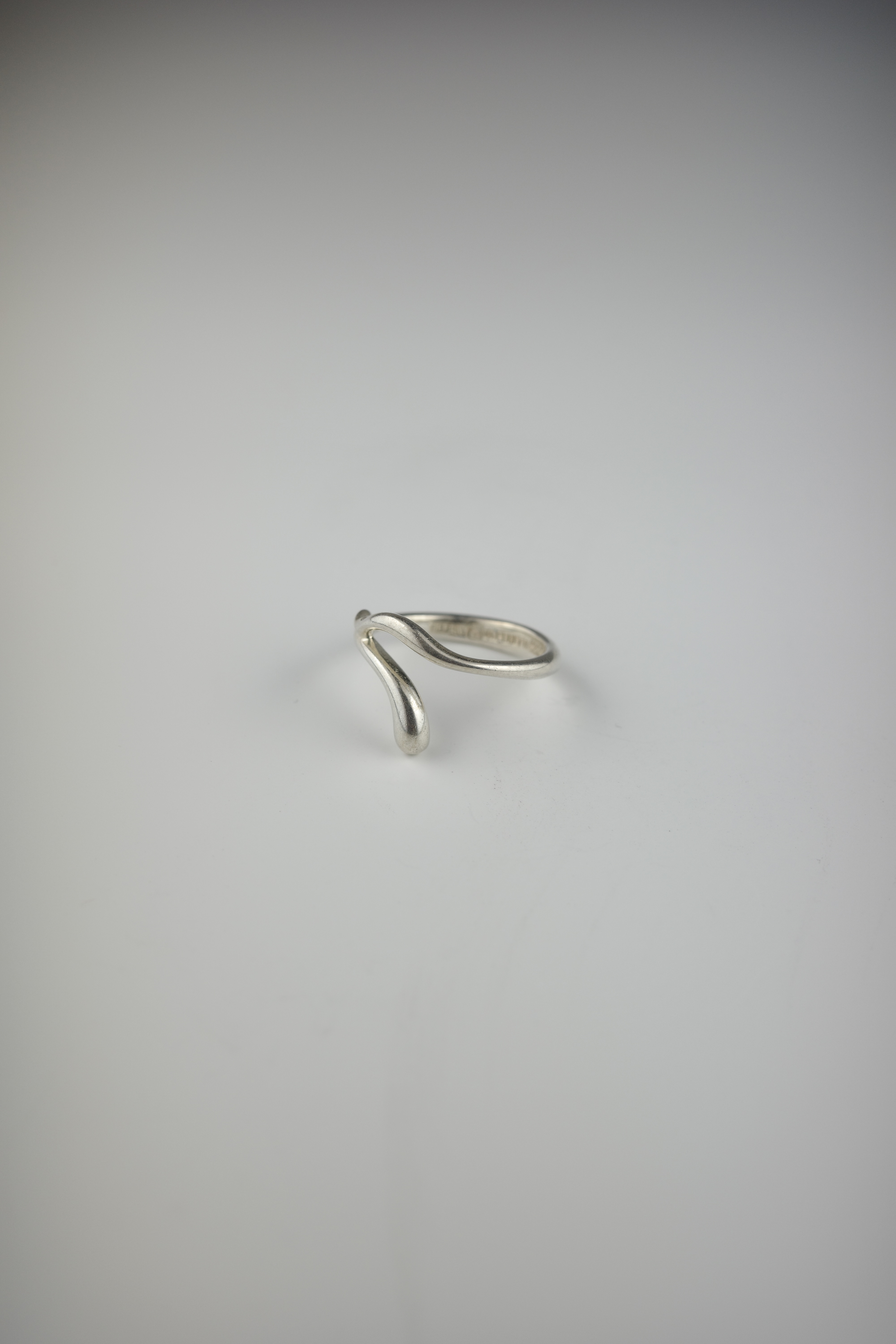 VINTAGE Tiffany&Co. ティアドロップ リング 7.5号