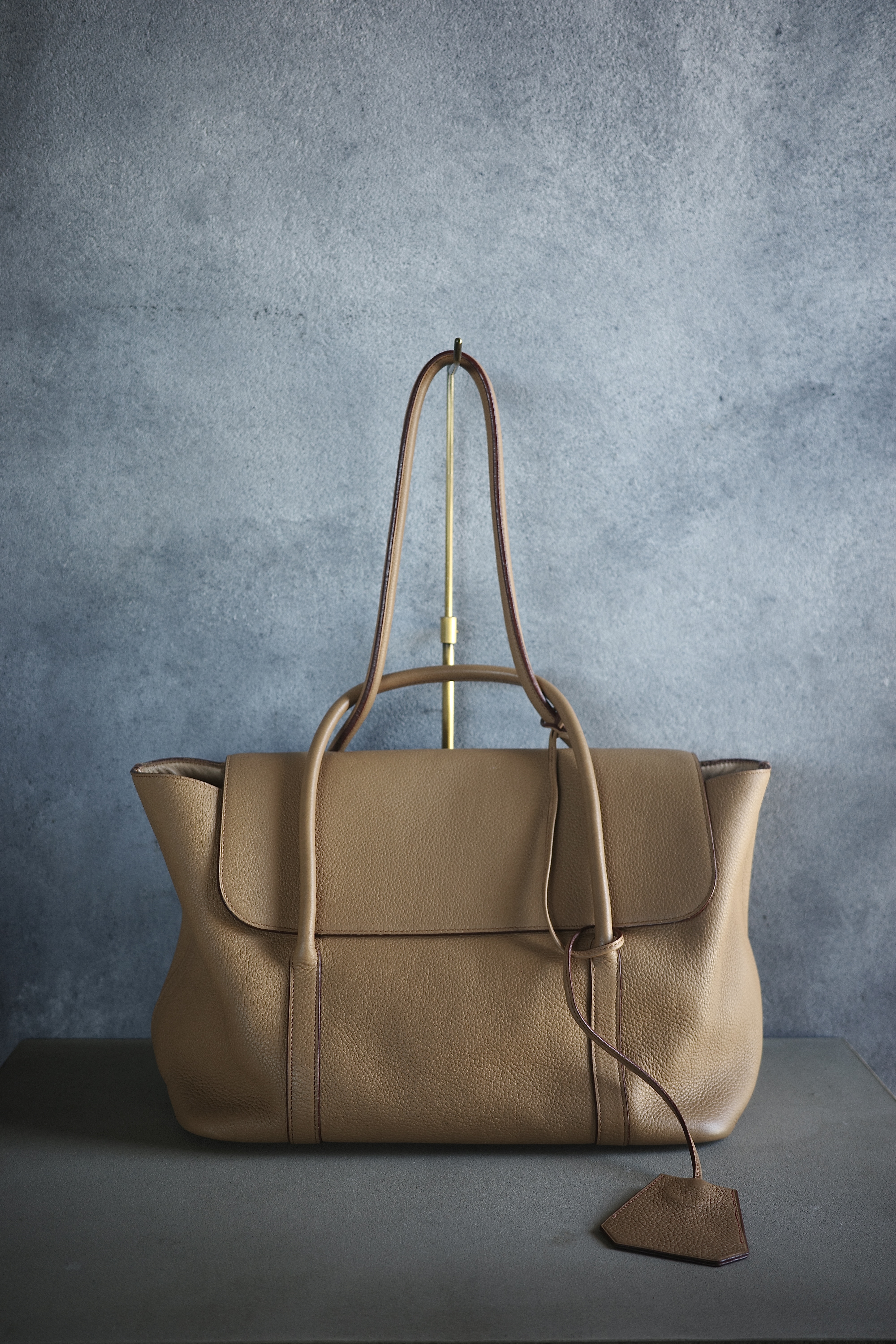 HERMÈS by Martin Margiela イニシャルバッグ タバックキャメル