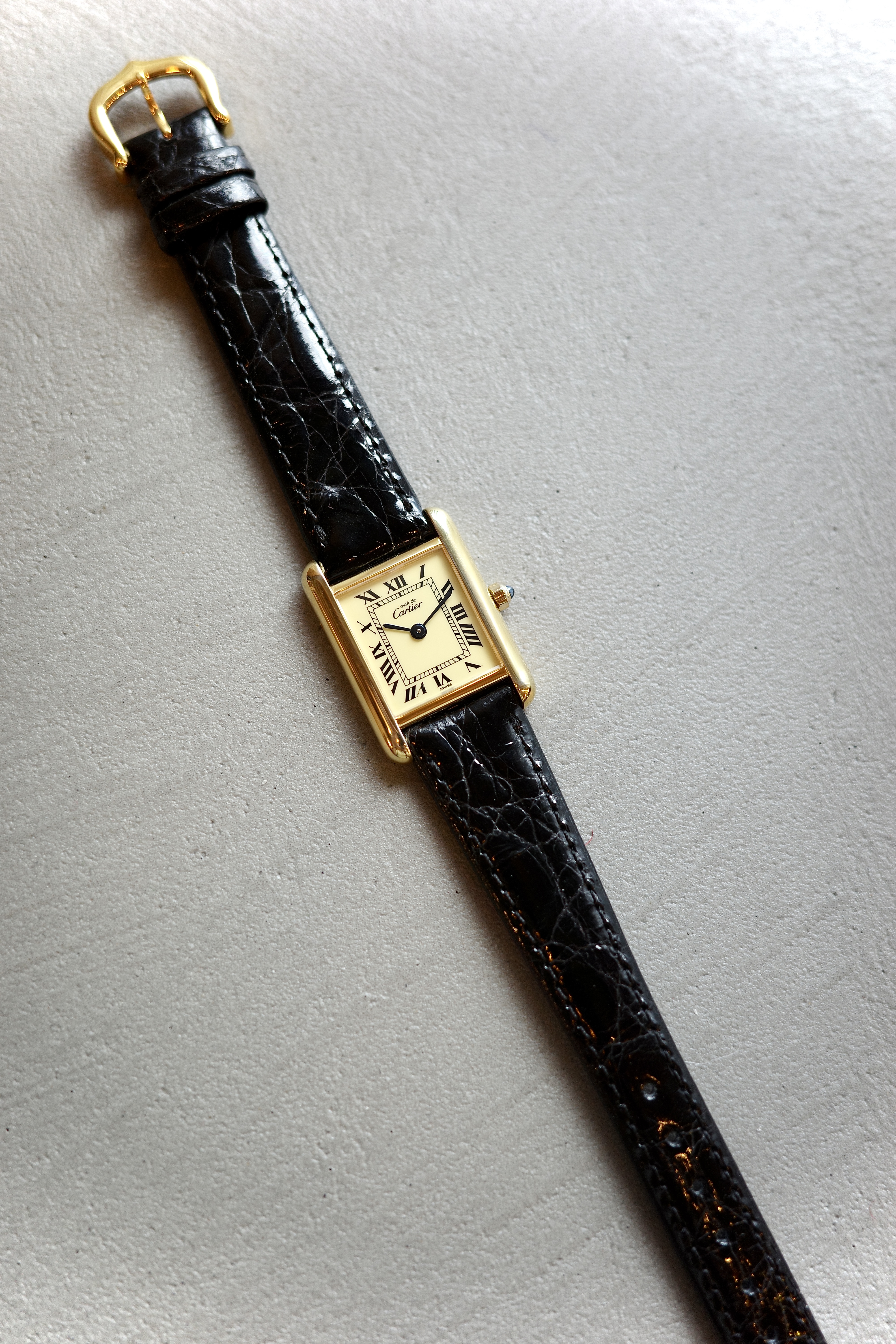 Cartier  マストタンク  SM クオーツ ヴィンテージウォッチ