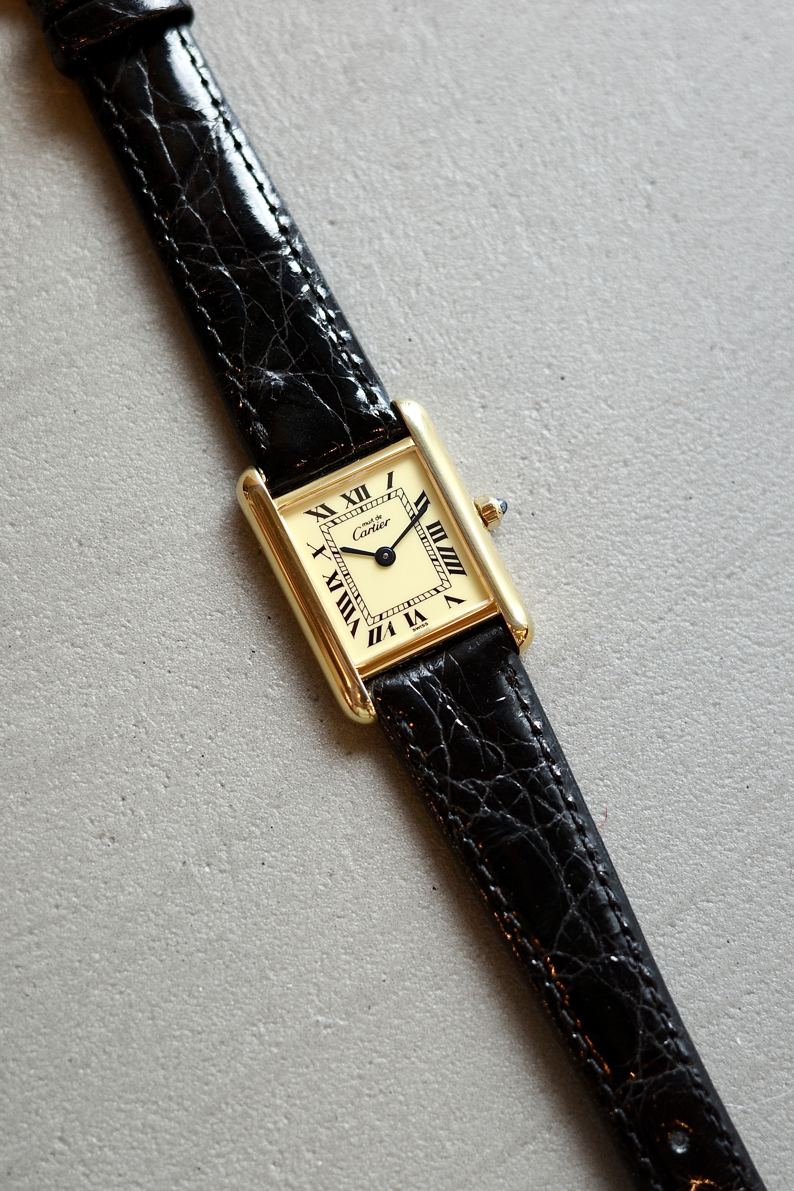 Cartier  マストタンク  SM クオーツ ヴィンテージウォッチ