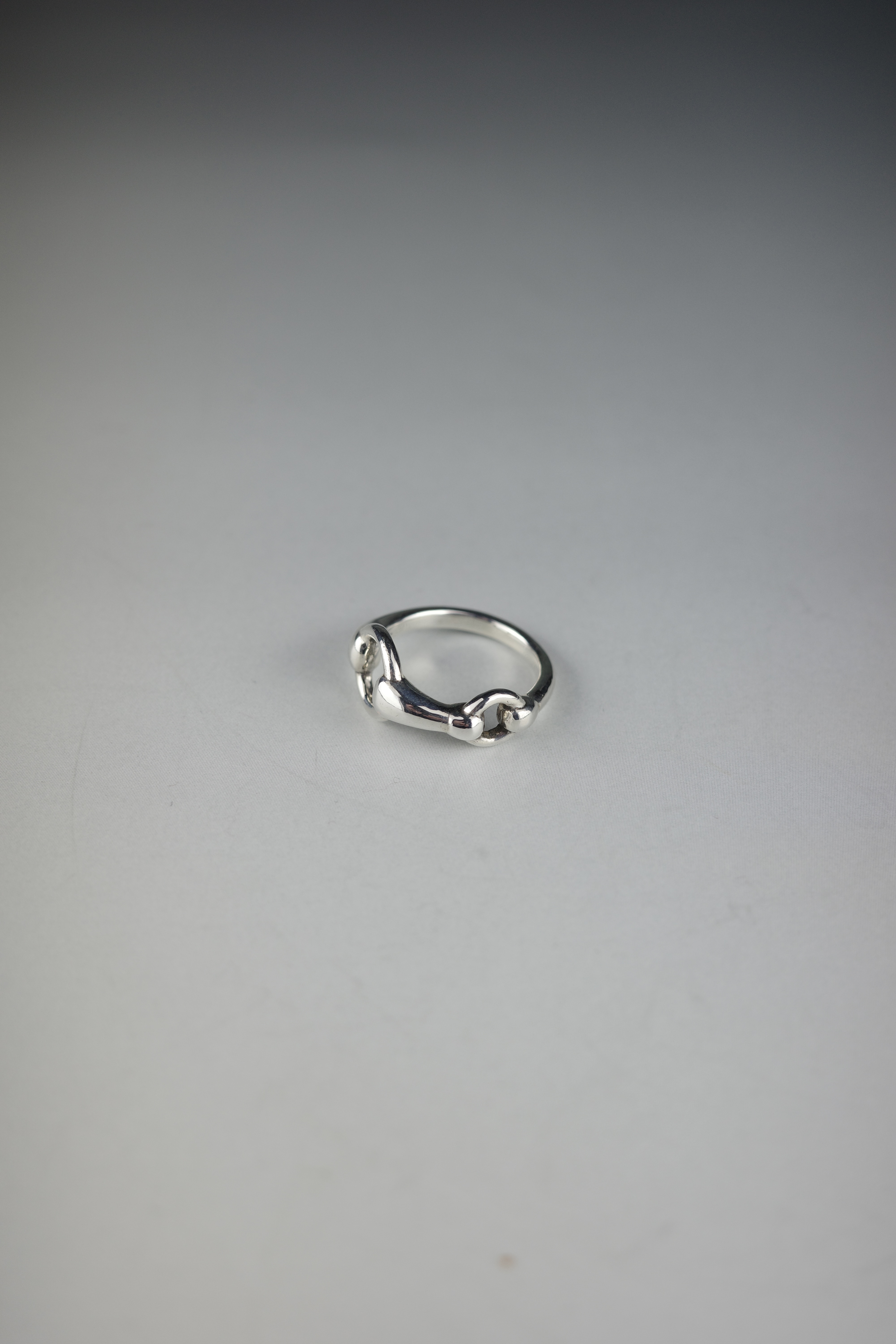 VINTAGE HERMÈS ホースビットリング 9号