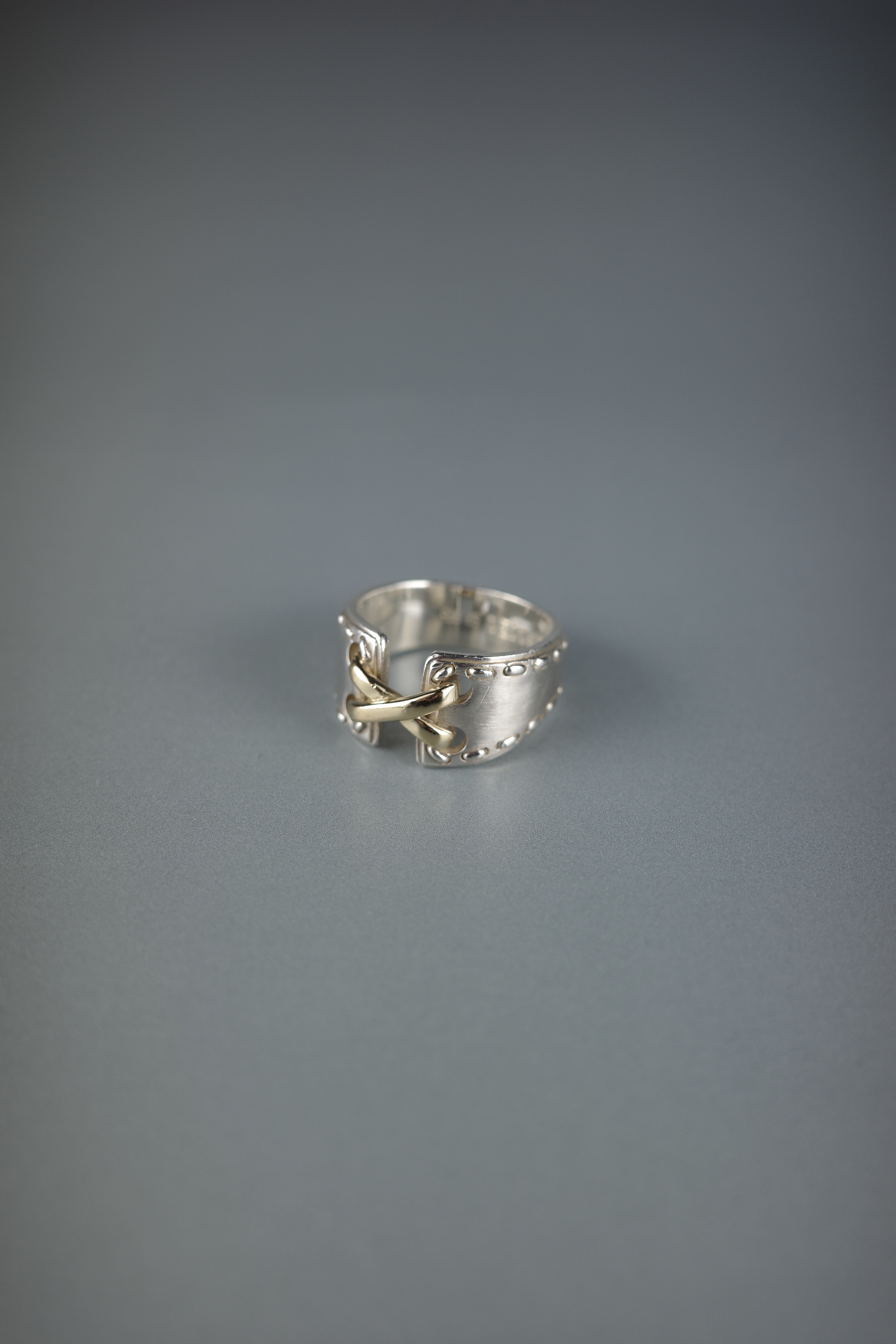 VINTAGE HERMÈS メキシコ コンビリング 12号