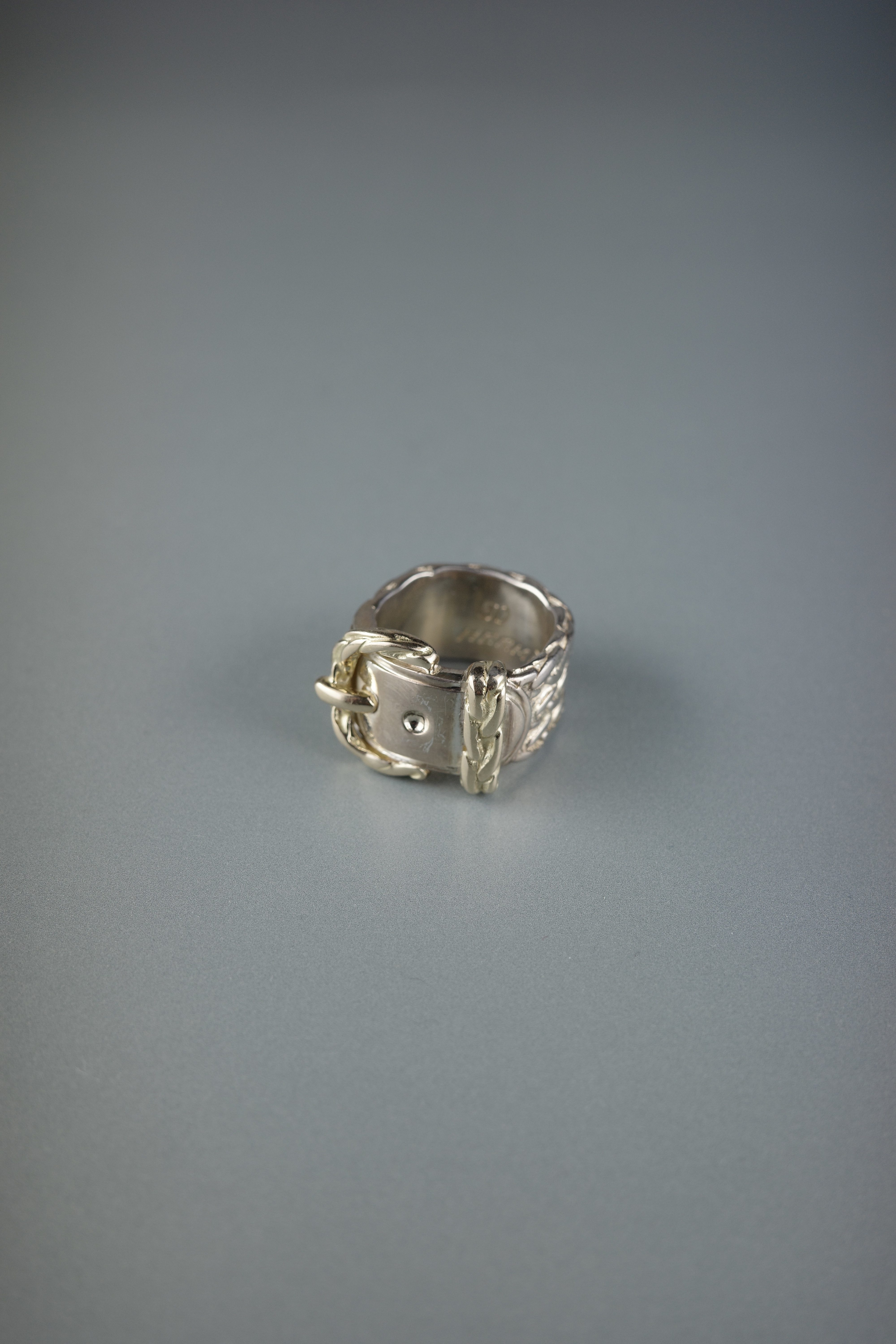 VINTAGE HERMÈS ディアンヌ コンビ リング 約8~9号