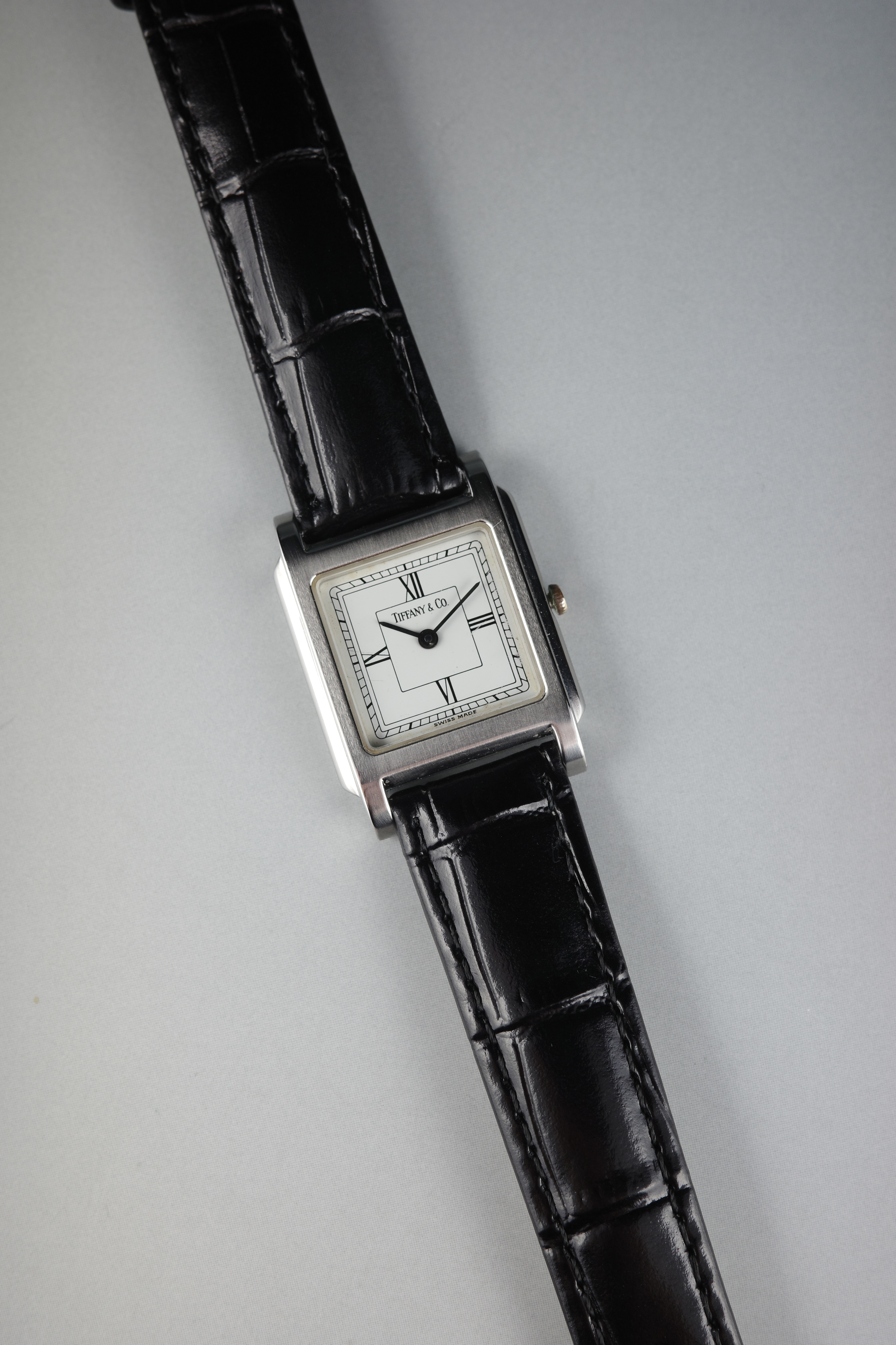 Tiffany&Co クラシックスクエアローマン ヴィンテージウォッチ
